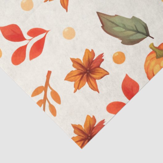 Papier Mousseline Imaginaire Automne Un Papier Tissu (Détail)