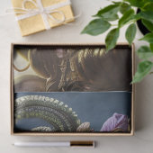 Papier Mousseline Imaginaire Belle Medusa Fleurs Serpents Découpage (Cadeau)