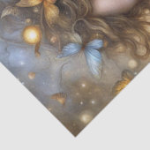 Papier Mousseline Imaginaire belle papillon fée découpage (Détail)