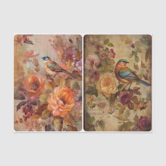 Papier Mousseline Imaginaire d'automne (Recto)