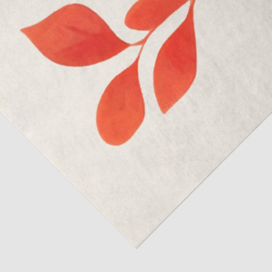 Papier Mousseline Imaginaire D'Automne B Papier Tissu (Détail)