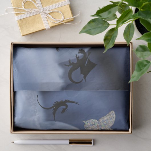 Papier Mousseline Imaginaire de bulle (Cadeau)