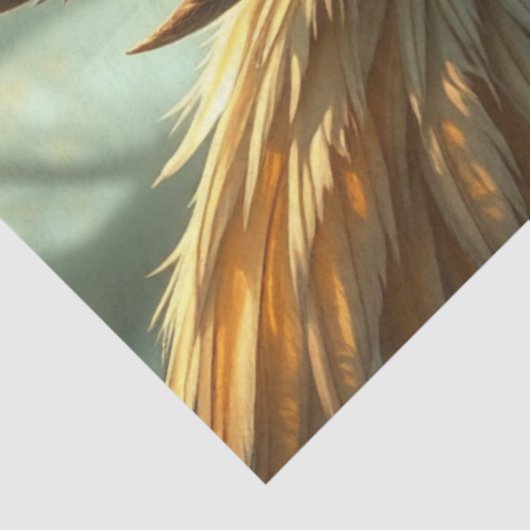 Papier Mousseline Imaginaire de fées à plumes (Détail)