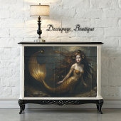 Papier Mousseline Imaginaire de sirène d'or - Découpage à thème océa