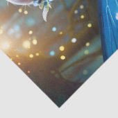 Papier Mousseline Imaginaire Dragonfly Fairy Princess Decoupage (Détail)