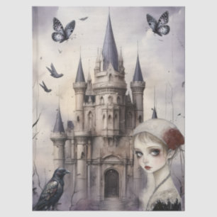 Papier Mousseline Imaginaire fascinant levain gothique et fille