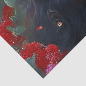 Papier Mousseline Imaginaire Fée Rouge mignonne Princesse Découpage (Détail)