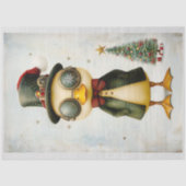 Papier Mousseline Imaginaire Festif Whimsical Duckling L9 Decoupage (Recto)