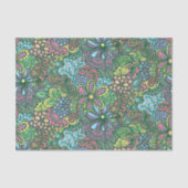 Papier Mousseline Imaginaire floral à main complexe (Recto)