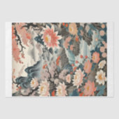 Papier Mousseline Imaginaire floral parchemin japonais (Recto)