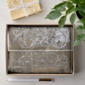 Papier Mousseline Imaginaire foncé Couvercle Découpage Papier de tis (Cadeau)