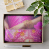 Papier Mousseline Imaginaire Fuchsia Fairy papillons Decoupage (Cadeau)