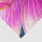 Papier Mousseline Imaginaire Fuchsia Fairy papillons Decoupage (Détail)