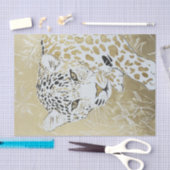 Papier Mousseline Imaginaire léopard6 (Artisanat)