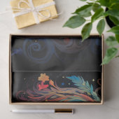 Papier Mousseline Imaginaire Lune Fille 1 Découpage papier (Cadeau)