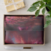 Papier Mousseline Imaginaire Peacock Rose Dans Le Monde Rose (Cadeau)