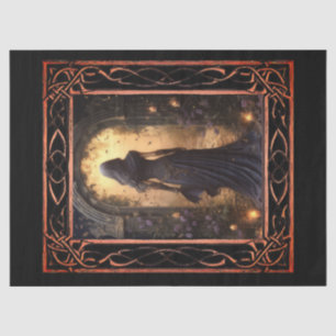 Papier Mousseline Imaginaire pittoresque Florales gothiques Découpag