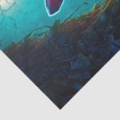 Papier Mousseline Imaginaire Rabbit Jouer de la guitare (Détail)