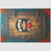 Papier Mousseline Imaginaire Steampunk Chien de Chien de Chien de Ch (Recto)