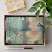 Papier Mousseline Imaginaire Tea Party Alice et Mad Hatter Découpage (Cadeau)