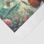 Papier Mousseline Imaginaire Tea Party Alice et Mad Hatter Découpage (Détail)