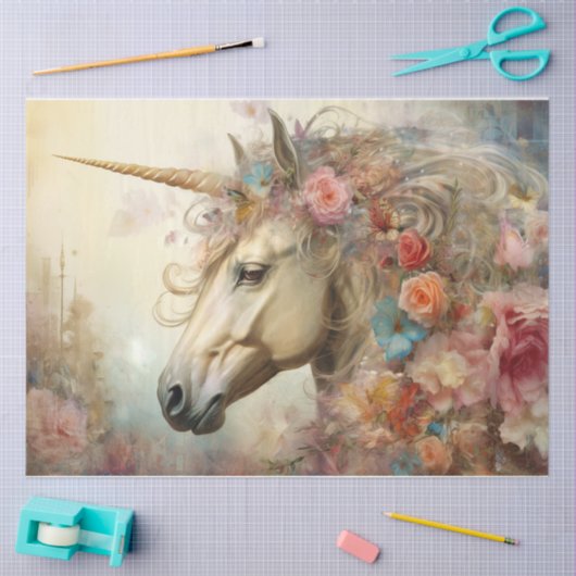 Papier Mousseline Imaginaire Unicorn (Artisanat)