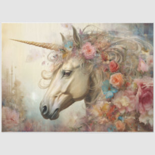 Papier Mousseline Imaginaire Unicorn