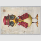 Papier Mousseline Imaginaire Whimsical Steampunk Duckling L7 Decoupa (Recto)