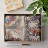 Papier Mousseline Imaginaire Wonderland Rabbit Alice Découpage (Cadeau)