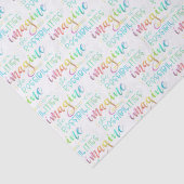 PAPIER MOUSSELINE IMAGINEZ LES POSSIBILITÉS (Détail)