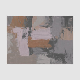 Papier Mousseline Impasto Abstrait I