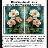 Papier Mousseline Impasto texturé style pivoine fleurs DV4B découpag