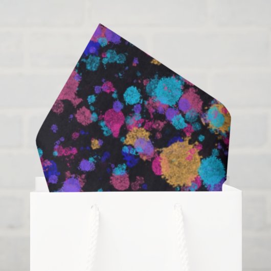 Papier Mousseline Impression abstraite : galaxies lointaines (Sac cadeau)