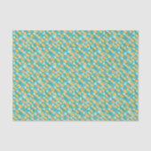Papier Mousseline Impression aquarelle d'ananas (Recto)