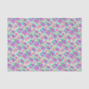 Papier Mousseline Impression Beachy Boho