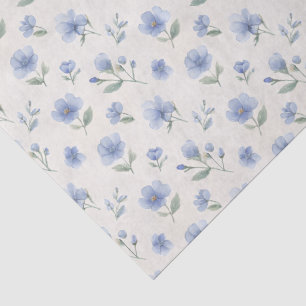 Papier Mousseline Impression botanique de fleurs sauvages cottagecor