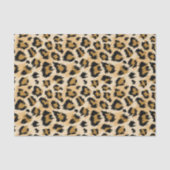 Papier Mousseline Impression Cheetah (Recto)