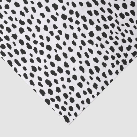 Papier Mousseline Impression dalmate (Détail)