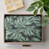 Papier Mousseline Impression d'animal tropical et série de verdure D (Cadeau)