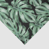 Papier Mousseline Impression d'animal tropical et série de verdure D (Détail)