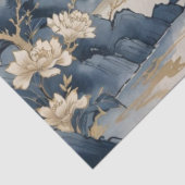 Papier Mousseline Impression d'art asiatique (Détail)