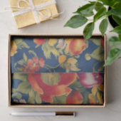 Papier Mousseline Impression de fleurs italiennes Decoupage / (Cadeau)