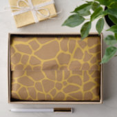 Papier Mousseline Impression de girafe (Cadeau)