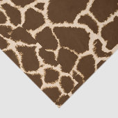 Papier Mousseline Impression de girafe (Détail)