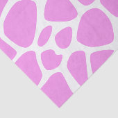 Papier Mousseline Impression de girafe, Giraffe rose, Poster de anim (Détail)