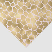 Papier Mousseline Impression de girafe or (Détail)
