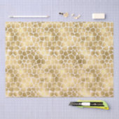 Papier Mousseline Impression de girafe or (Artisanat)