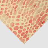 Papier Mousseline Impression de serpent aquarelle (Détail)