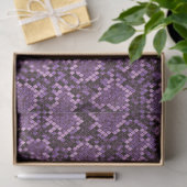 Papier Mousseline Impression de serpent violet (Cadeau)