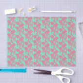 Papier Mousseline Impression florale japonaise (Artisanat)